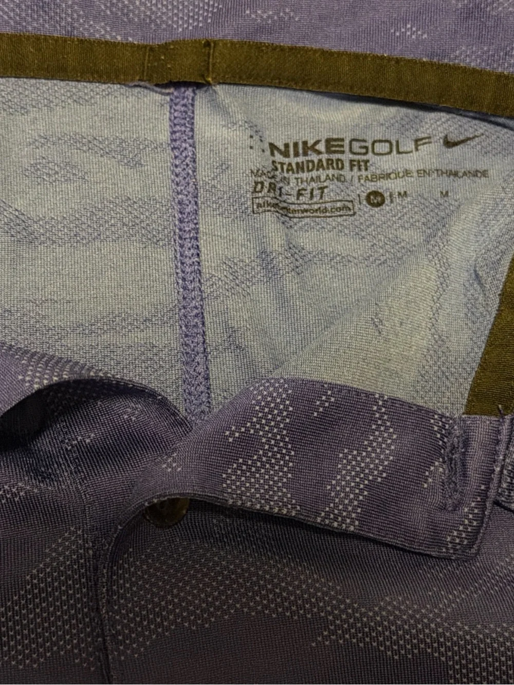 Nike Royal Blue Short-Sleeve Polo with White Swoosh